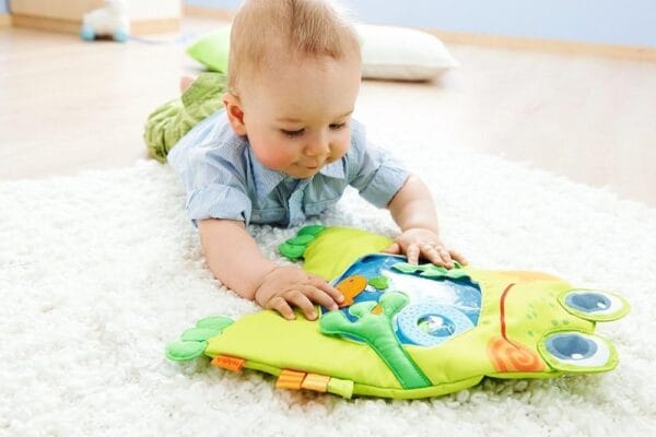 Haba Water Play Mat Little Frog: Tummy Time Adventure