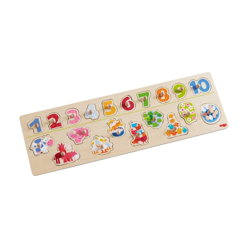 Botree Haba Clutching Puzzle Animals by Number
