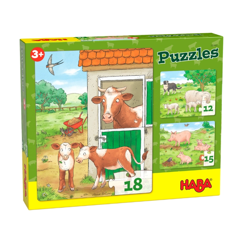 Botree Haba Puzzles Farmyard Animals